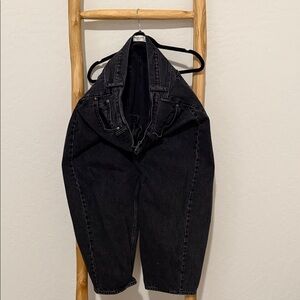 Abercrombie & Fitch Gray Barrel Jeans